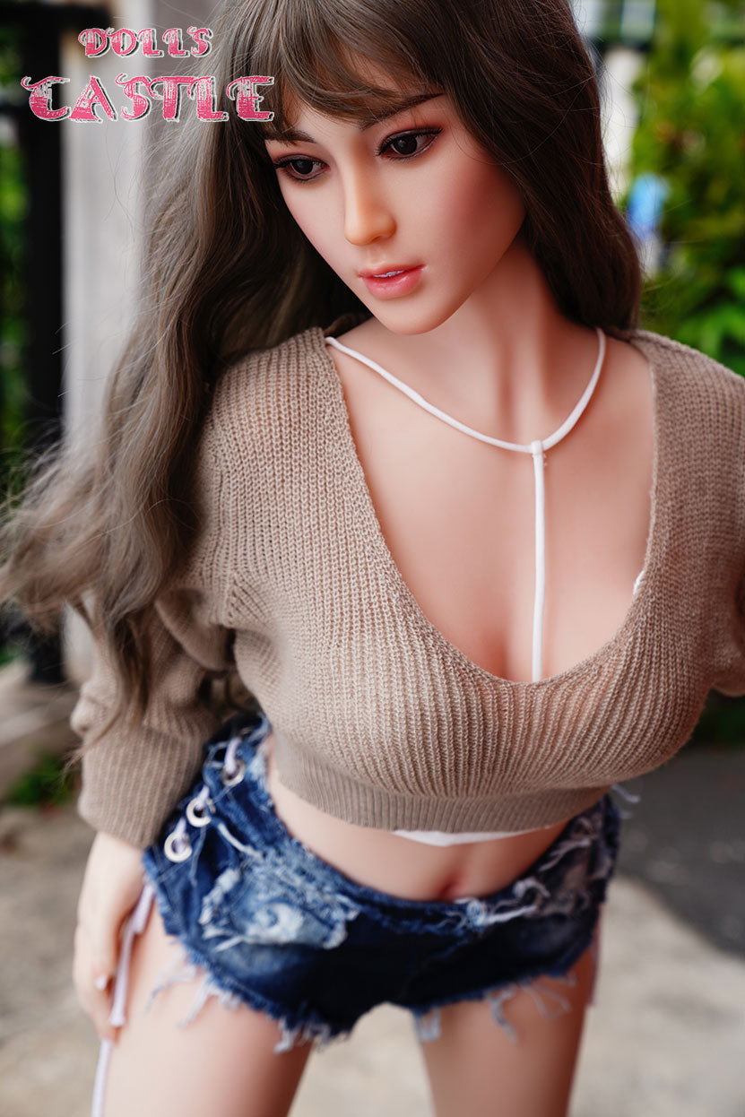 Mina seksa lelle (Dolls Castle 156 cm B-Cup #82 silikons)