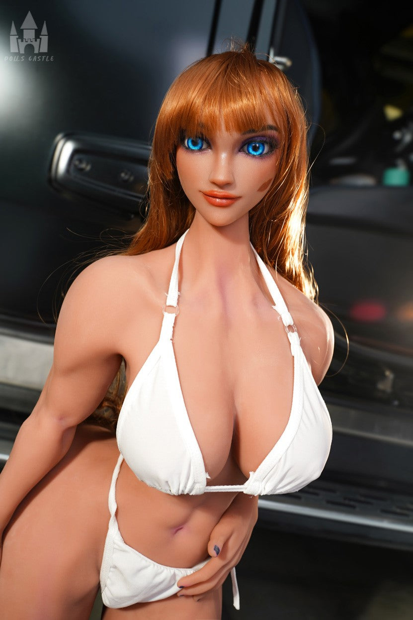 Monnija seksa lelle (Dolls Castle 90 cm F-Cus #SA33 TPE+Silikona)