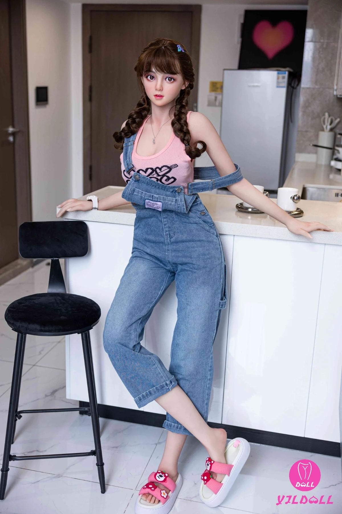 Leinija seksa lelle (YJL Doll 148 cm D-Cup #381 TPE+Silikona)