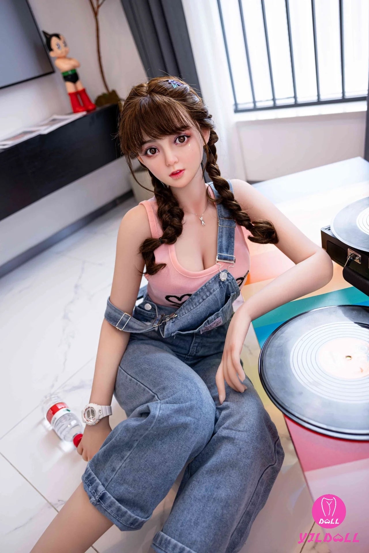 Leinija seksa lelle (YJL Doll 148 cm D-Cup #381 TPE+Silikona)