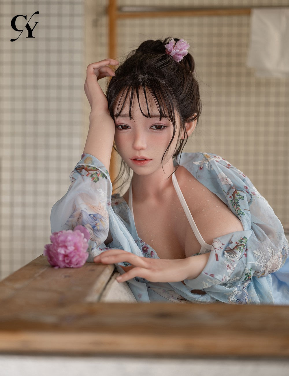 Seksa lelle Noa (TOP CYDOLL 157 cm D-kauss TPE + silikons)