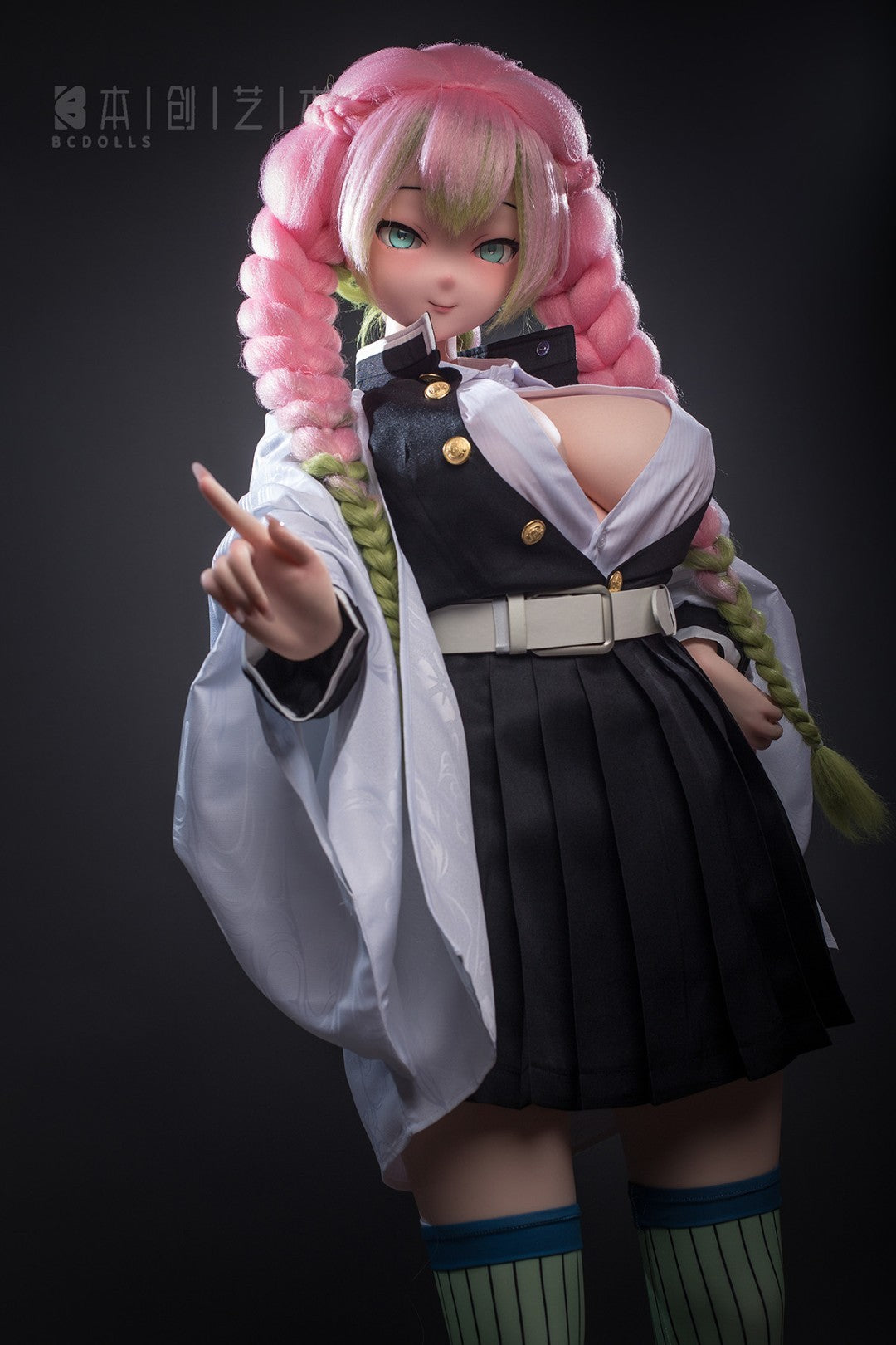 Seksa lelle Mitsuri Kanroji (BC-Doll 155 cm J-Cup #O03 silikons)