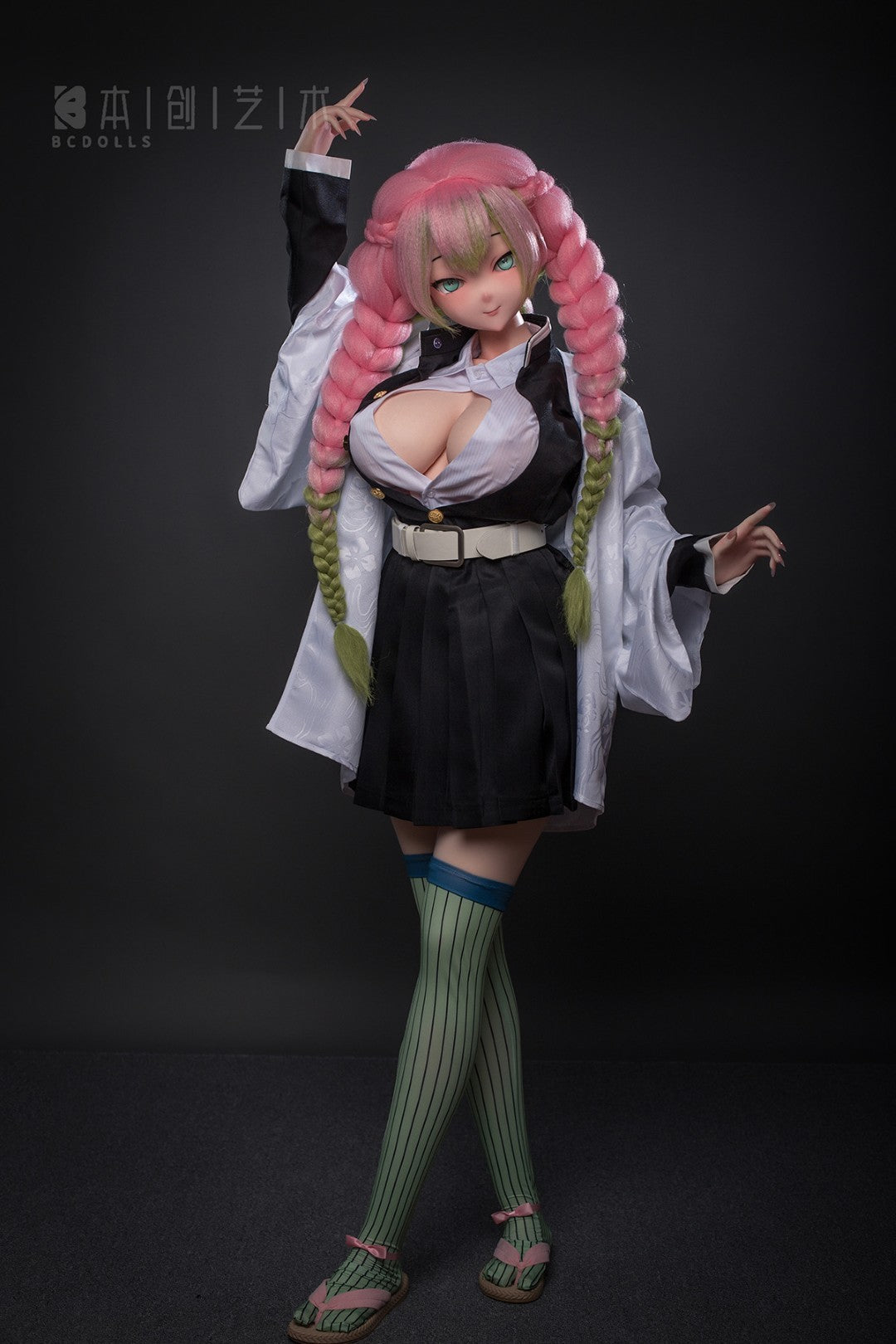 Seksa lelle Mitsuri Kanroji (BC-Doll 155 cm J-Cup #O03 silikons)