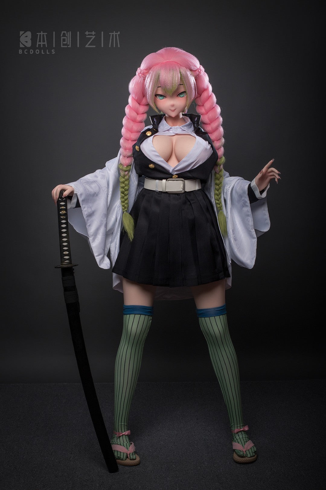 Seksa lelle Mitsuri Kanroji (BC-Doll 155 cm J-Cup #O03 silikons)