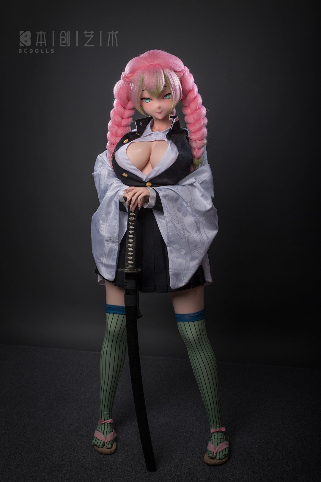 Seksa lelle Mitsuri Kanroji (BC-Doll 155 cm J-Cup #O03 silikons)