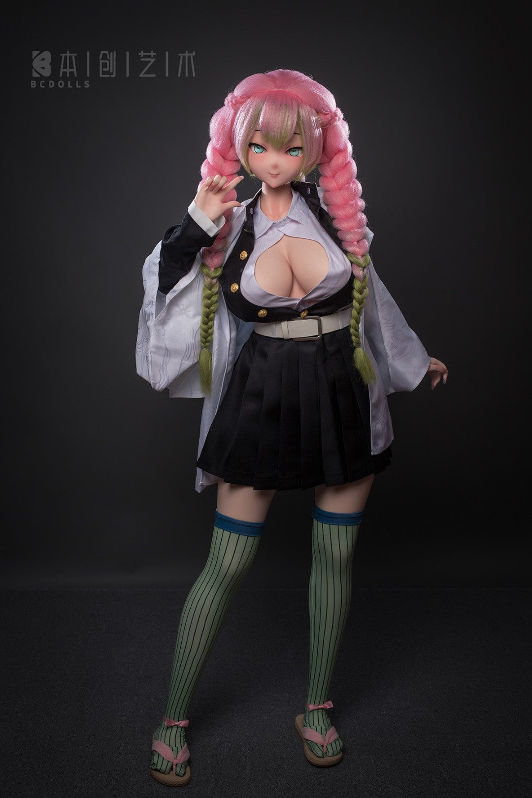 Seksa lelle Mitsuri Kanroji (BC-Doll 155 cm J-Cup #O03 silikons)