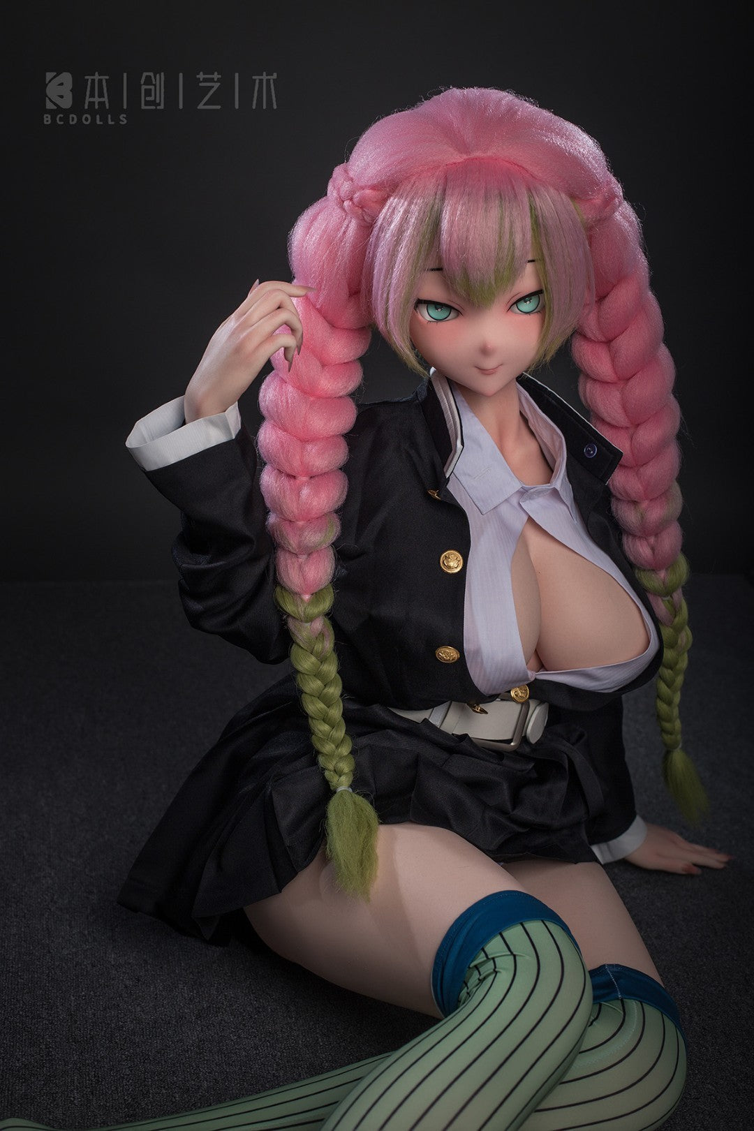 Seksa lelle Mitsuri Kanroji (BC-Doll 155 cm J-Cup #O03 silikons)