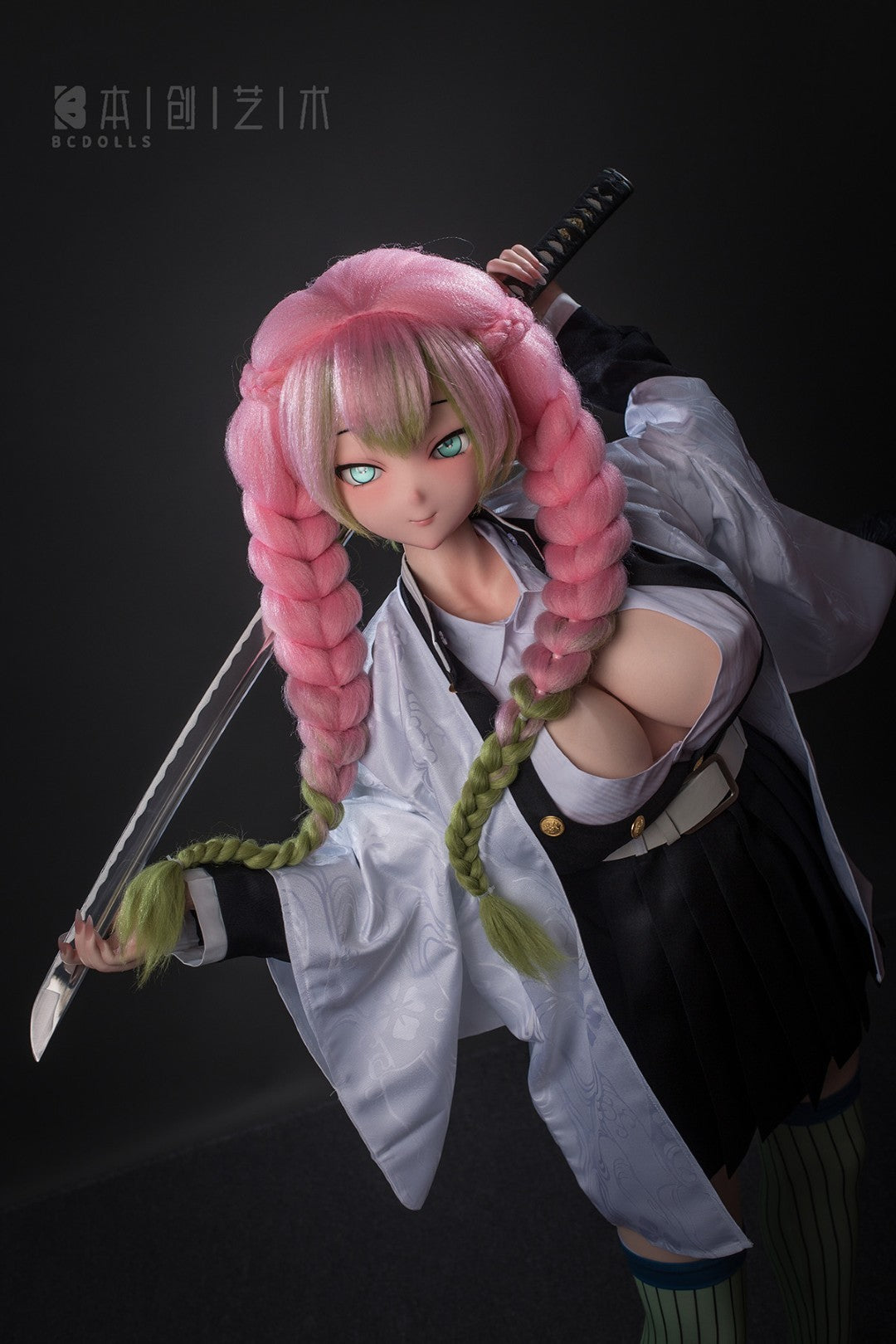 Seksa lelle Mitsuri Kanroji (BC-Doll 155 cm J-Cup #O03 silikons)