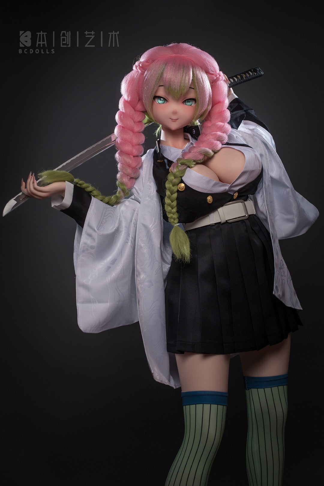 Seksa lelle Mitsuri Kanroji (BC-Doll 155 cm J-Cup #O03 silikons)