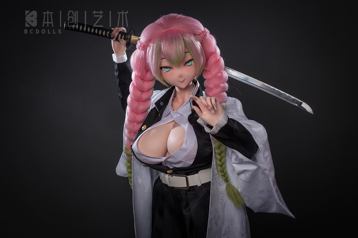 Seksa lelle Mitsuri Kanroji (BC-Doll 155 cm J-Cup #O03 silikons)