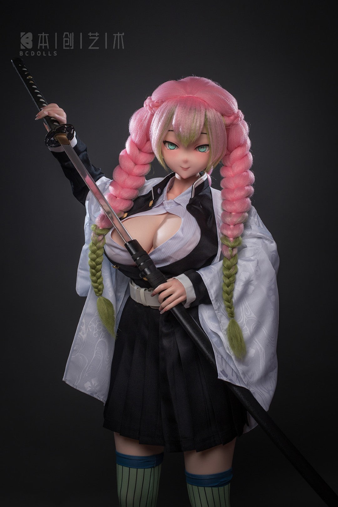 Seksa lelle Mitsuri Kanroji (BC-Doll 155 cm J-Cup #O03 silikons)