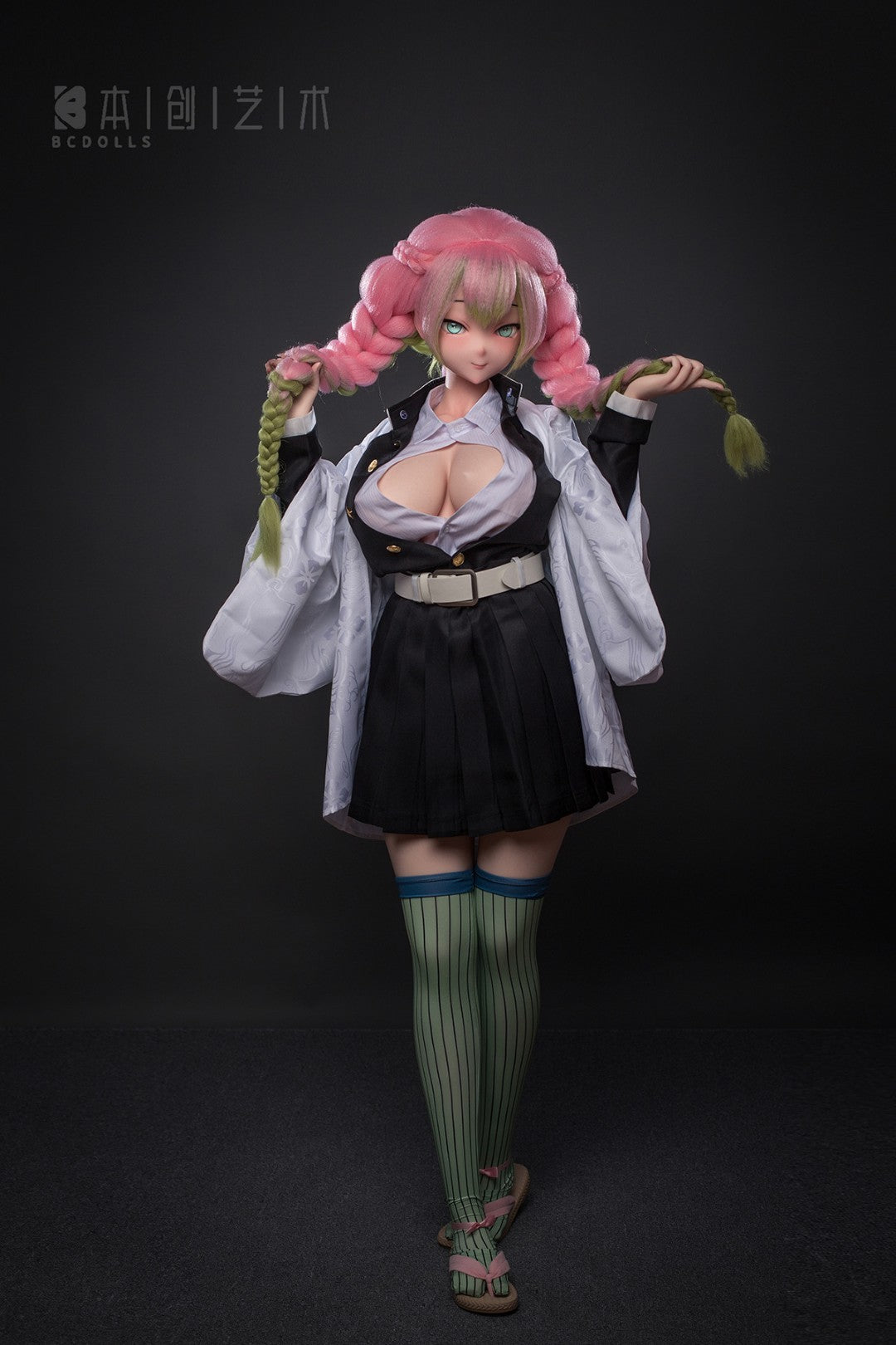 Seksa lelle Mitsuri Kanroji (BC-Doll 155 cm J-Cup #O03 silikons)