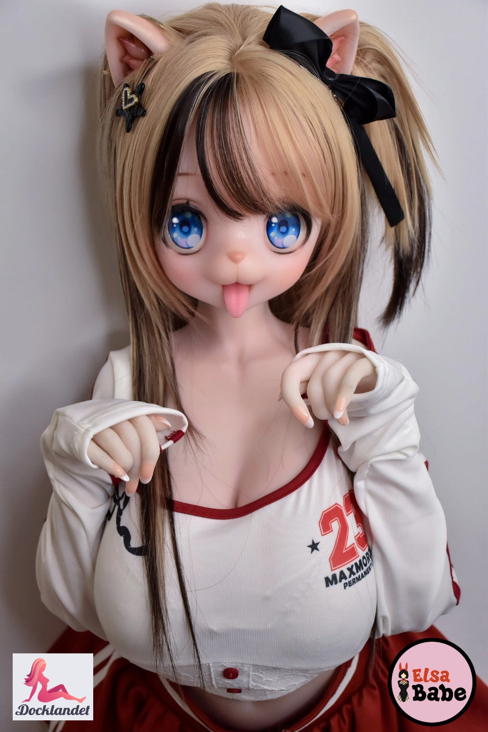 Seksa lelle Nekoha Aya (Elsa Babe 148cm RAD037 silikons) Furry seksa lelles anime dzīvnieki 