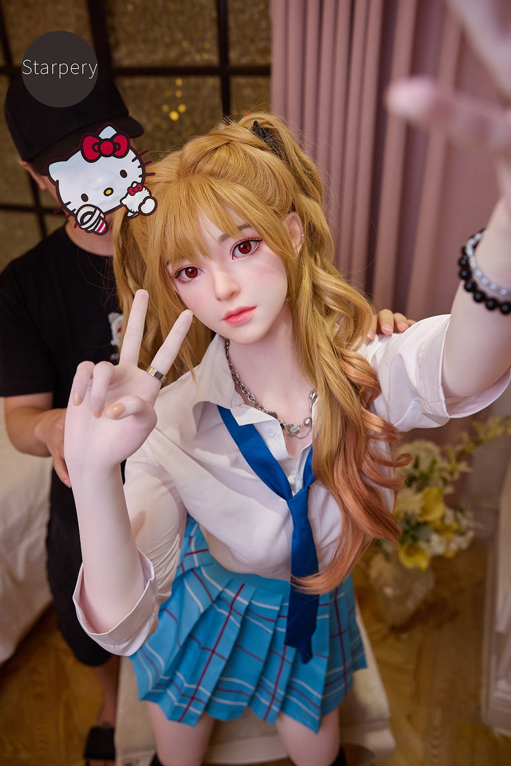 Seksa lelle Asuka (Starpery 163 cm C-kauss TPE + silikons)