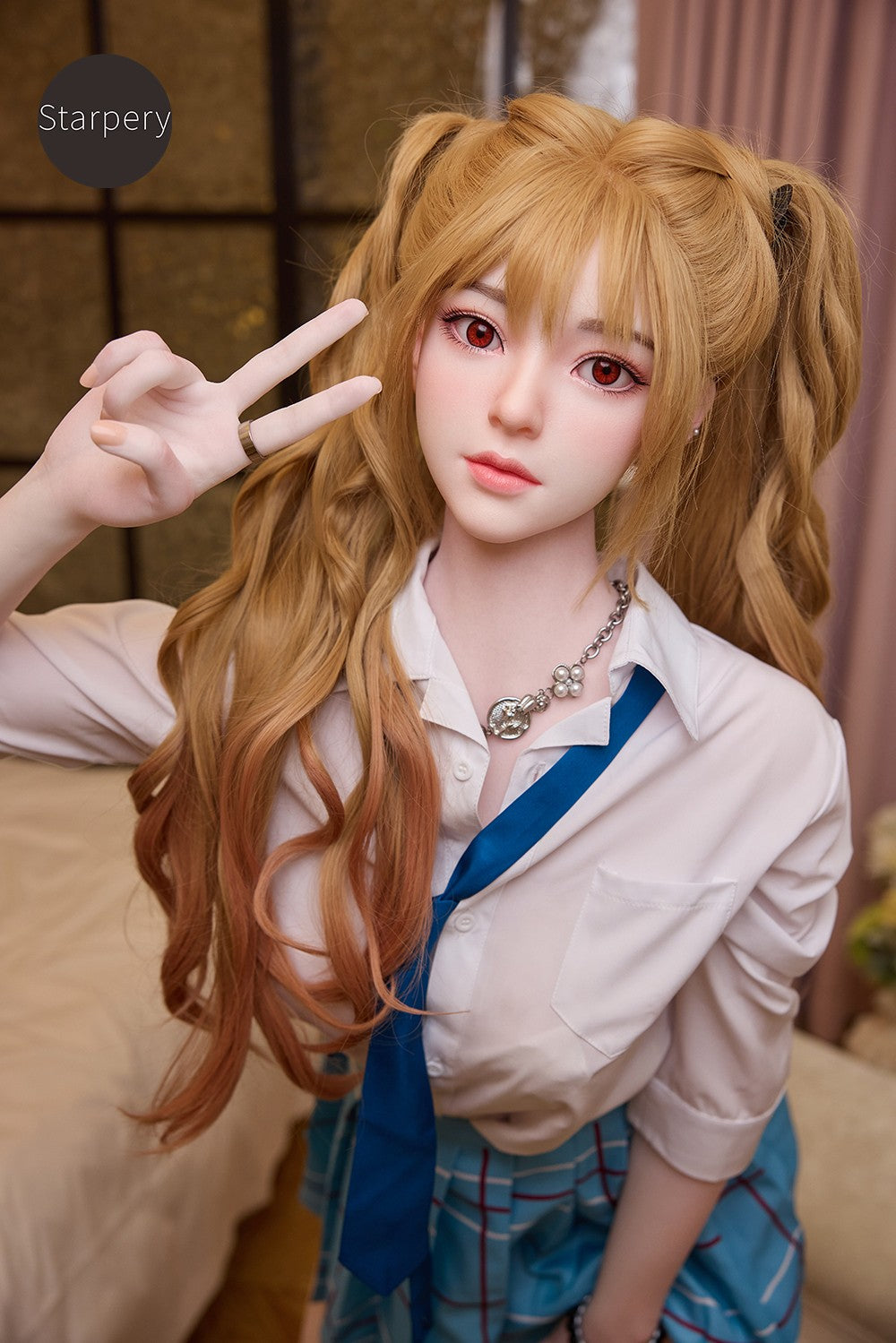 Seksa lelle Asuka (Starpery 163 cm C-kauss TPE + silikons)