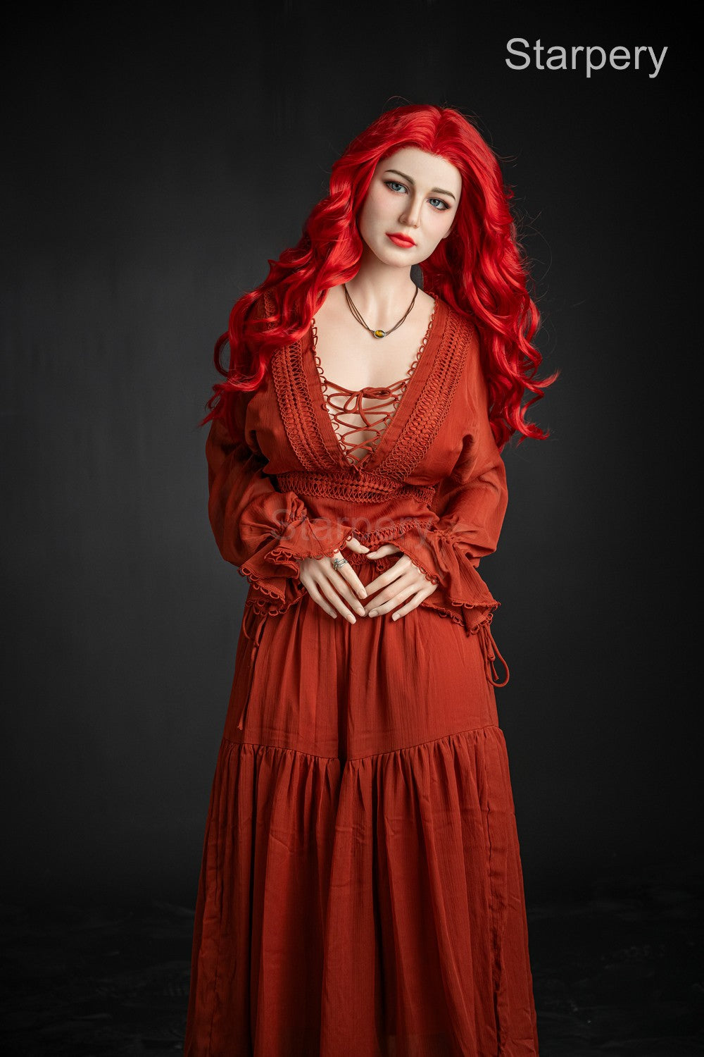 Seksa lelle Eva (Starpery 171 cm D-kauss TPE + silikons)