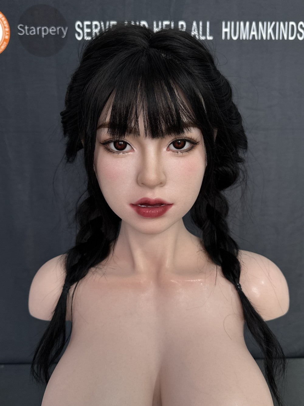 Seksa lelle Barbara Torso (Starpery 100 cm G-kausa silikons)