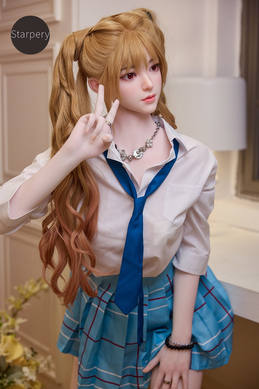 Seksa lelle Asuka (Starpery 163 cm C-kauss TPE + silikons)