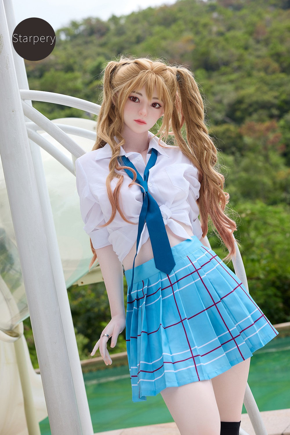 Seksa lelle Asuka (Starpery 163 cm C-kauss TPE + silikons)