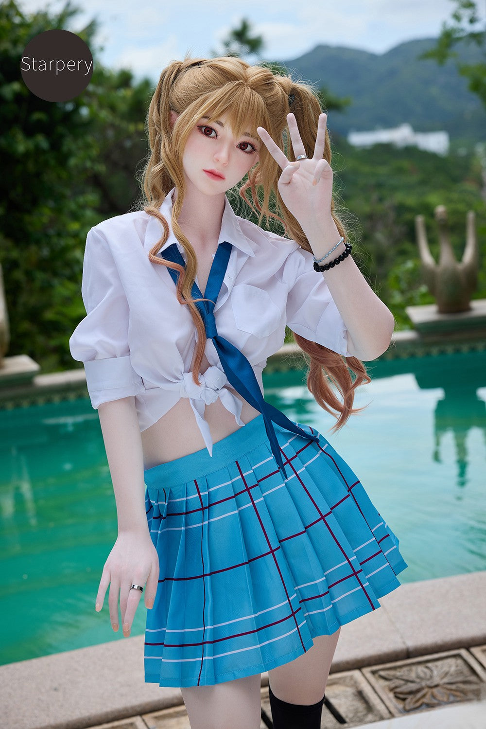 Seksa lelle Asuka (Starpery 163 cm C-kauss TPE + silikons)