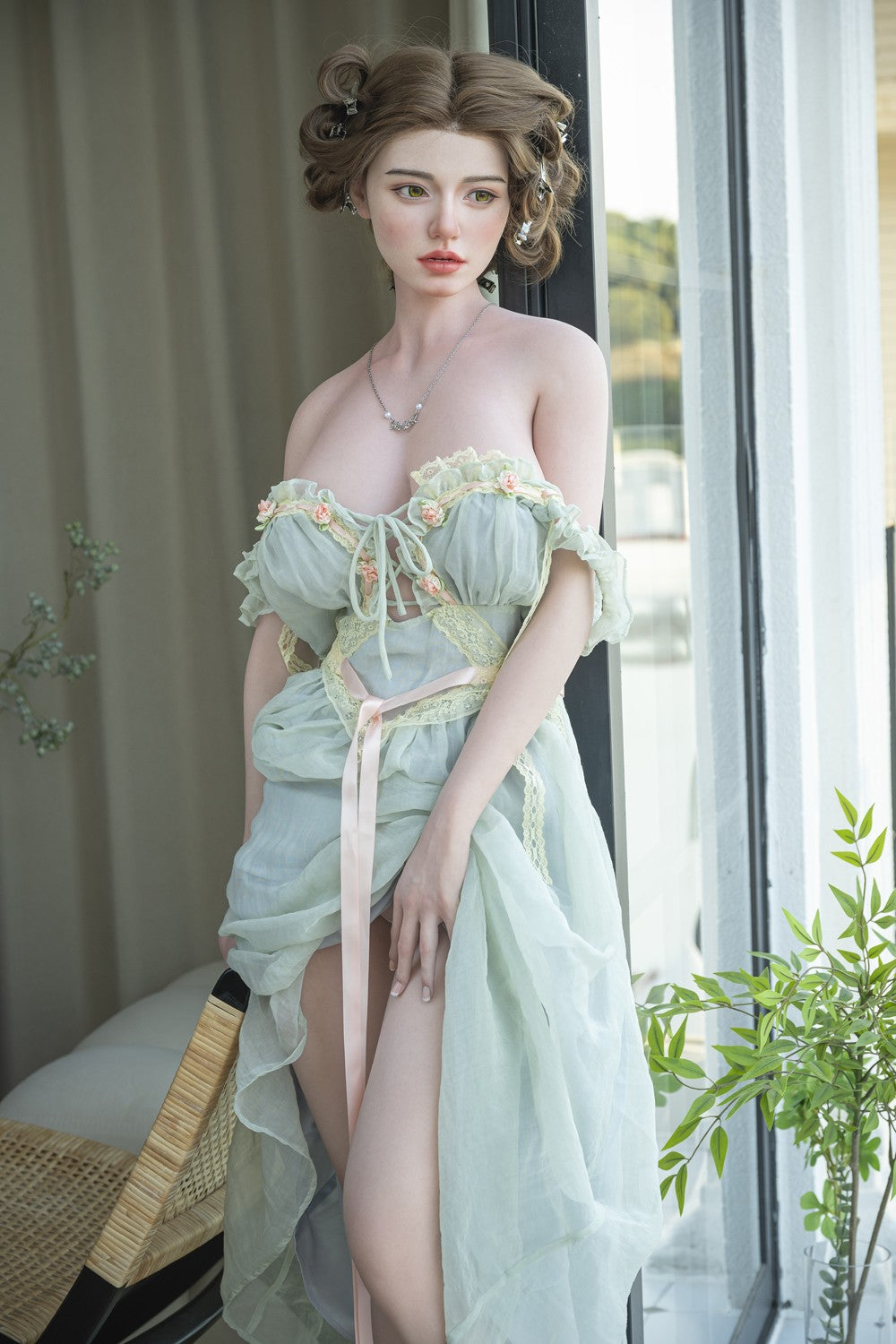 Natālija seksa lelle (Starpery 171 cm D-kauss TPE + silikons)