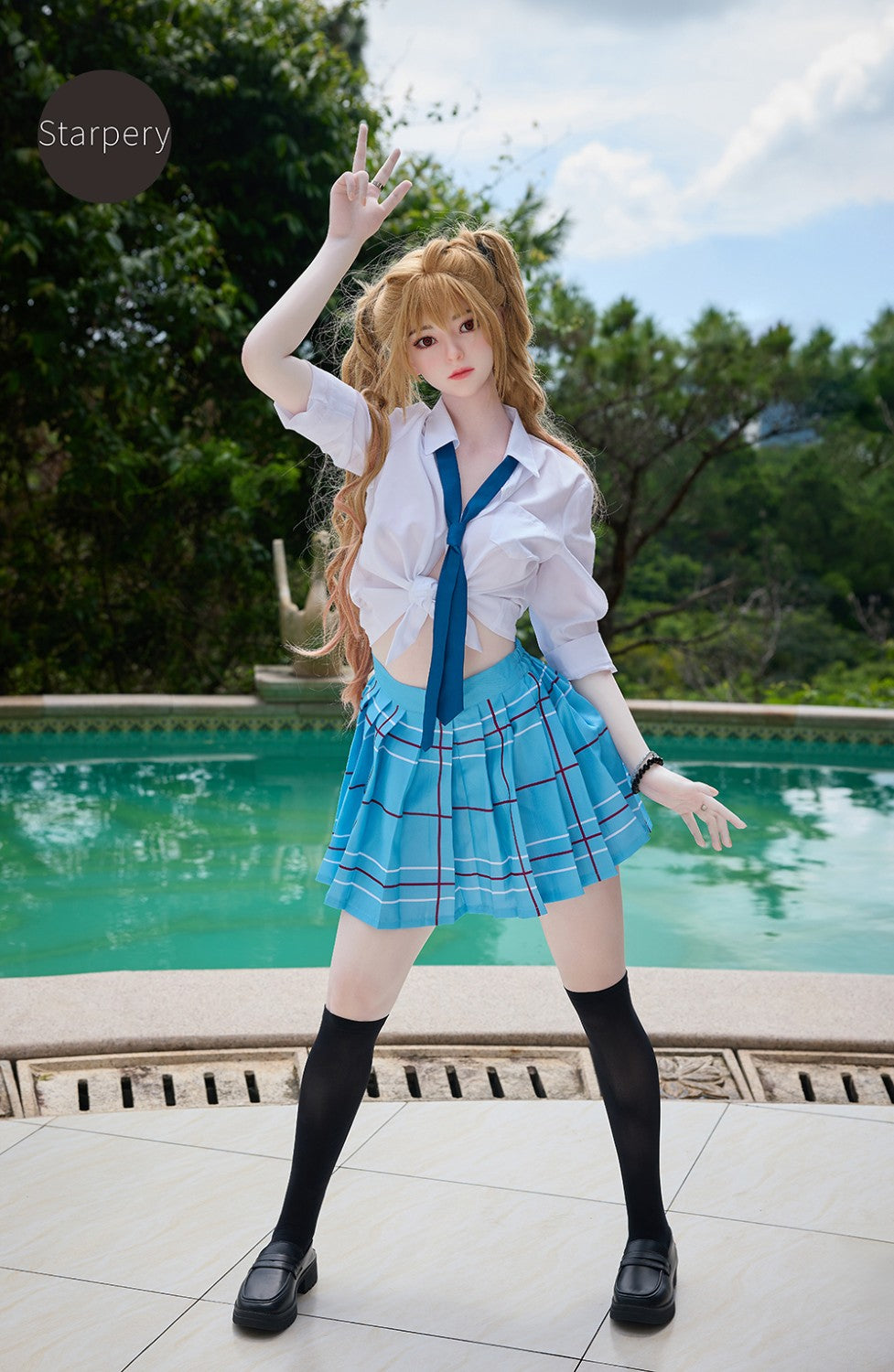 Seksa lelle Asuka (Starpery 163 cm C-kauss TPE + silikons)