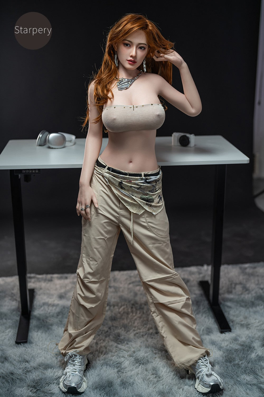 Seksa lelle Misa (Starpery 171 cm D-kauss TPE + silikons)