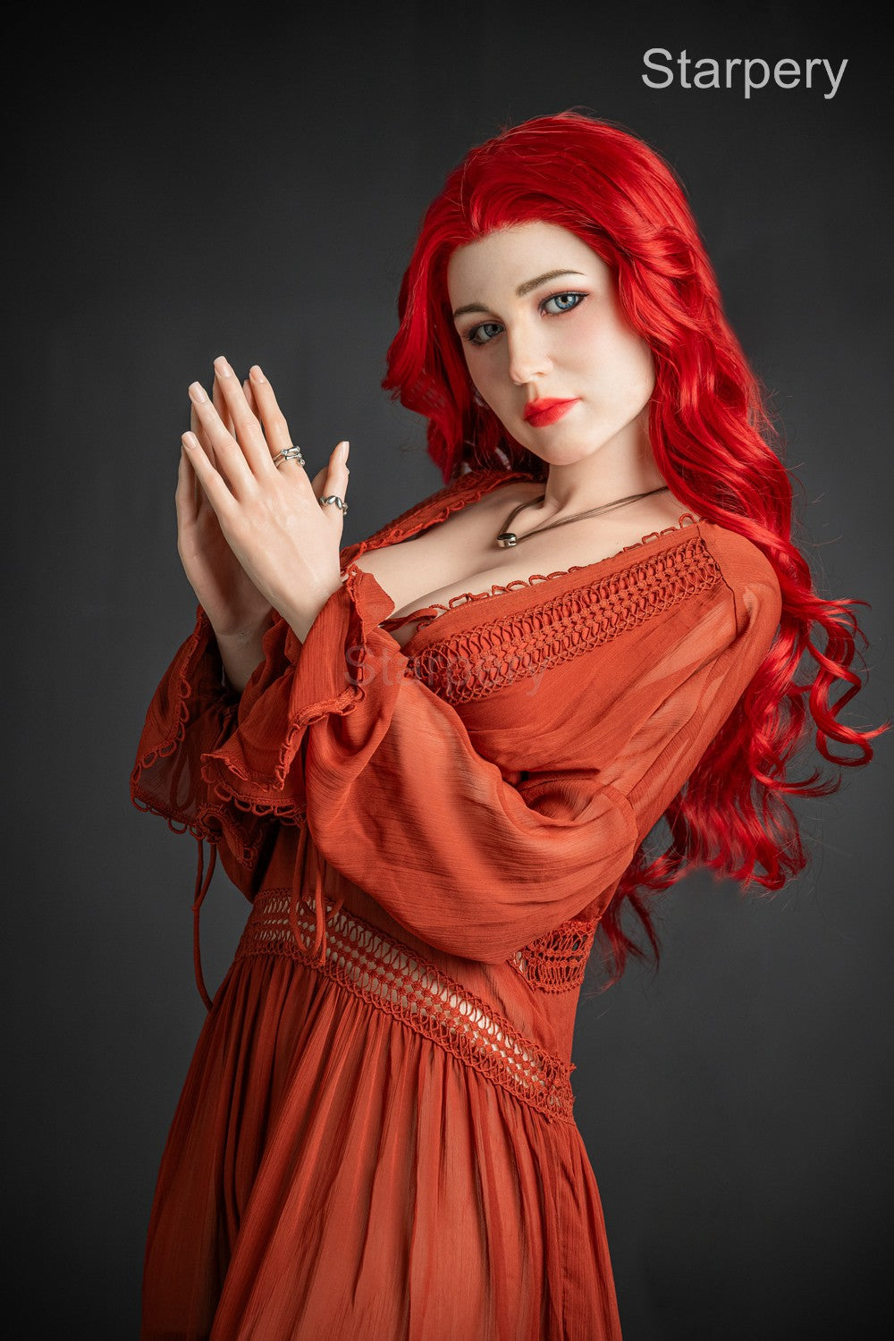 Seksa lelle Eva (Starpery 171 cm D-kauss TPE + silikons)