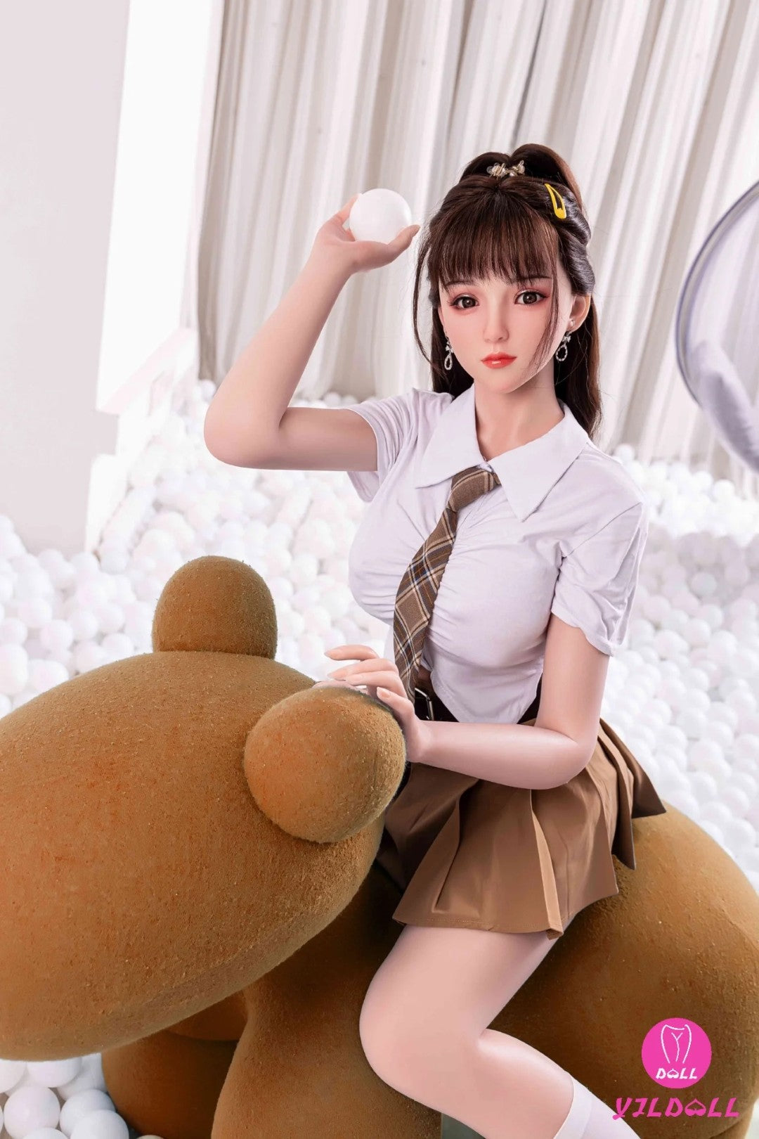 Kenlija seksa lelle (YJL Doll 148 cm D-Cup #294 TPE+Silikona)