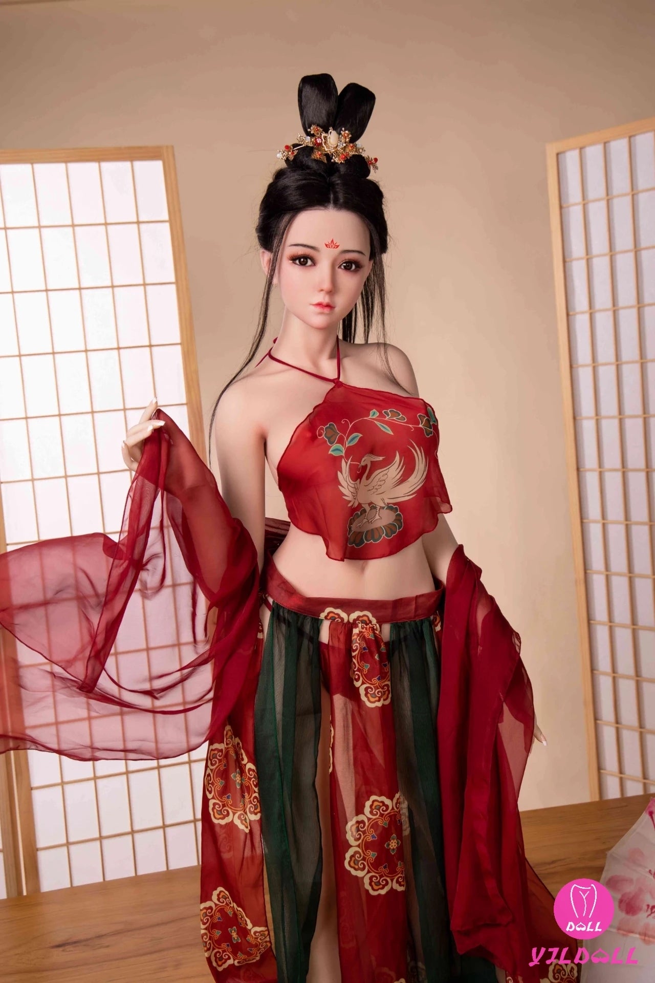 Līvija seksa lelle (YJL Doll 148 cm D-Cup #441 TPE+Silikona)