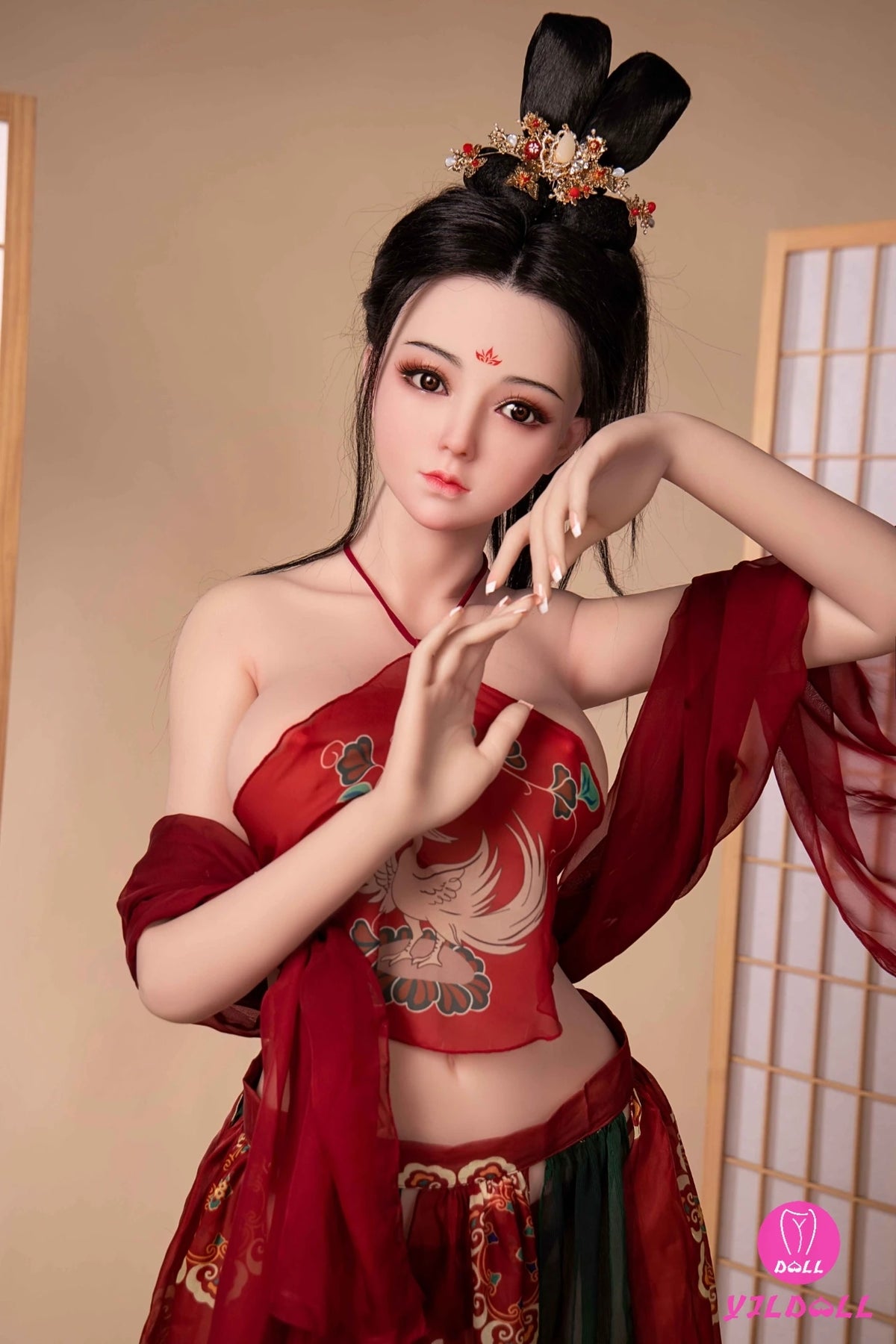 Līvija seksa lelle (YJL Doll 148 cm D-Cup #441 TPE+Silikona)