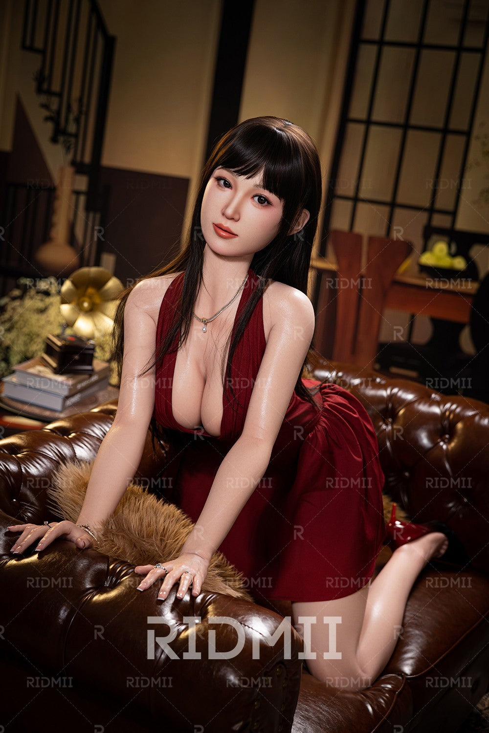 Hain Robot AI seksa lelle (Ridmii Doll 163 cm C-kausa silikons)