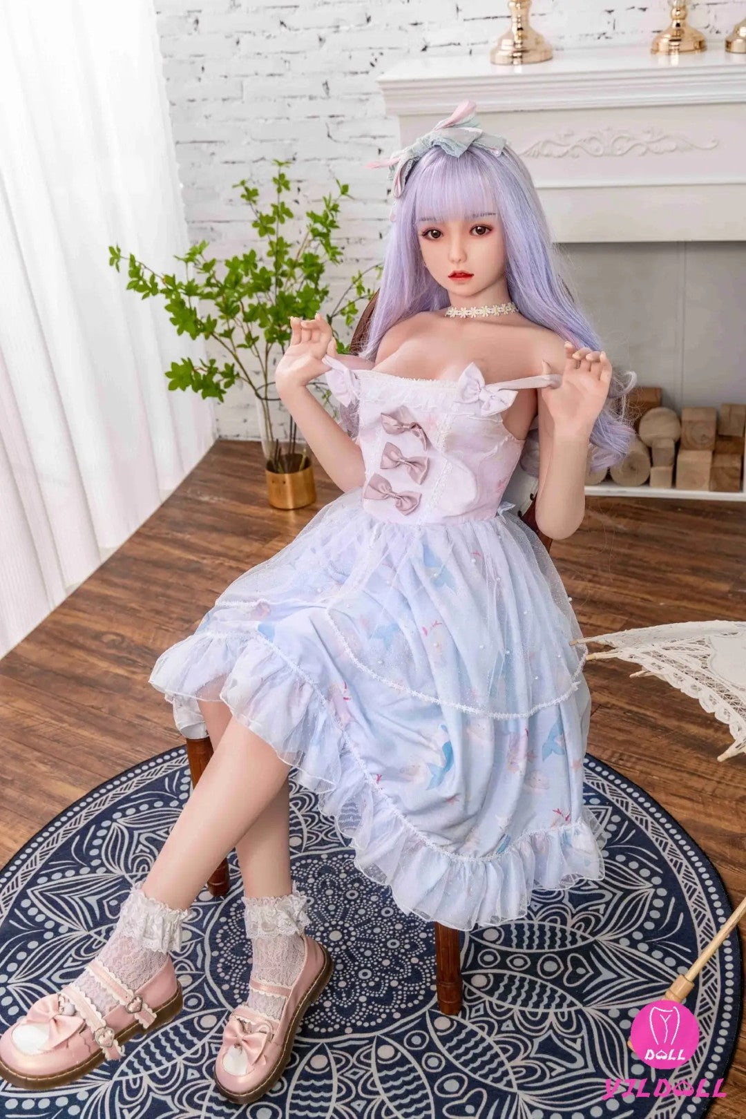 Koralīnas seksa lelle (YJL Doll 148 cm D-Cup #358 TPE+Silicone)