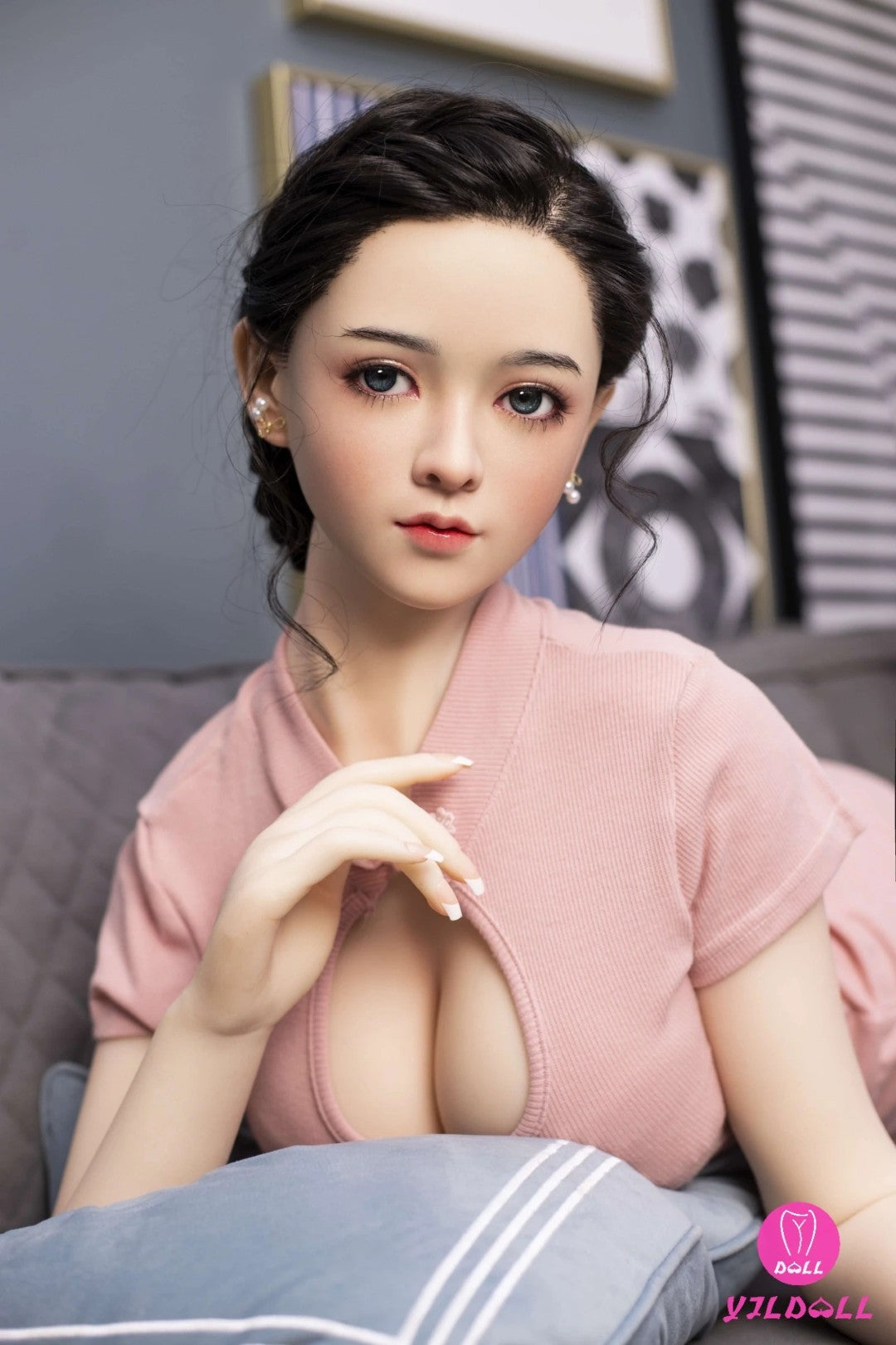 Elīzes seksa lelle (YJL Doll 148 cm D-Cup #301 TPE+Silikona)