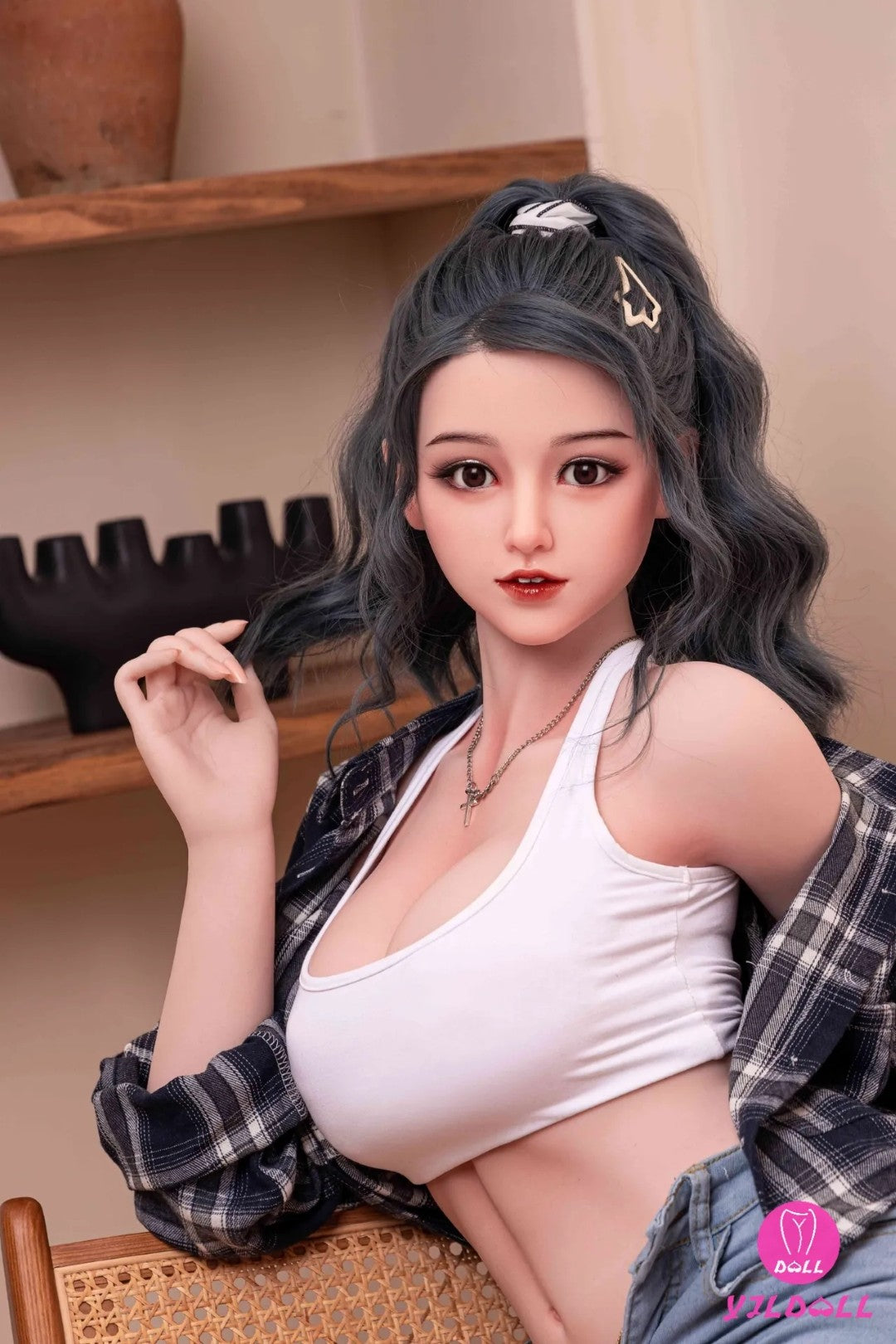 Harijs seksa lelle (YJL Doll 168 cm E-Cus #380 TPE+Silikona)