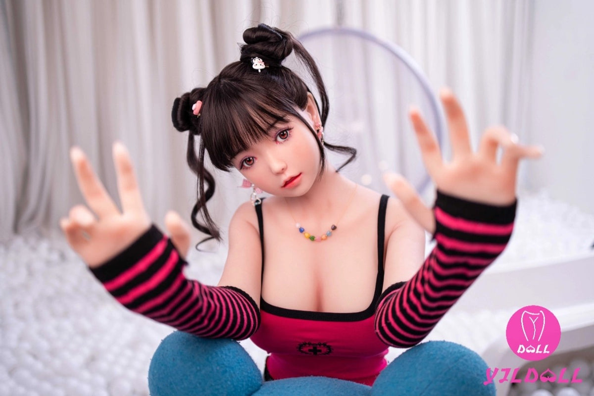 Ailīna seksa lelle (YJL Doll 148 cm D-Cup #386 TPE+Silicone)