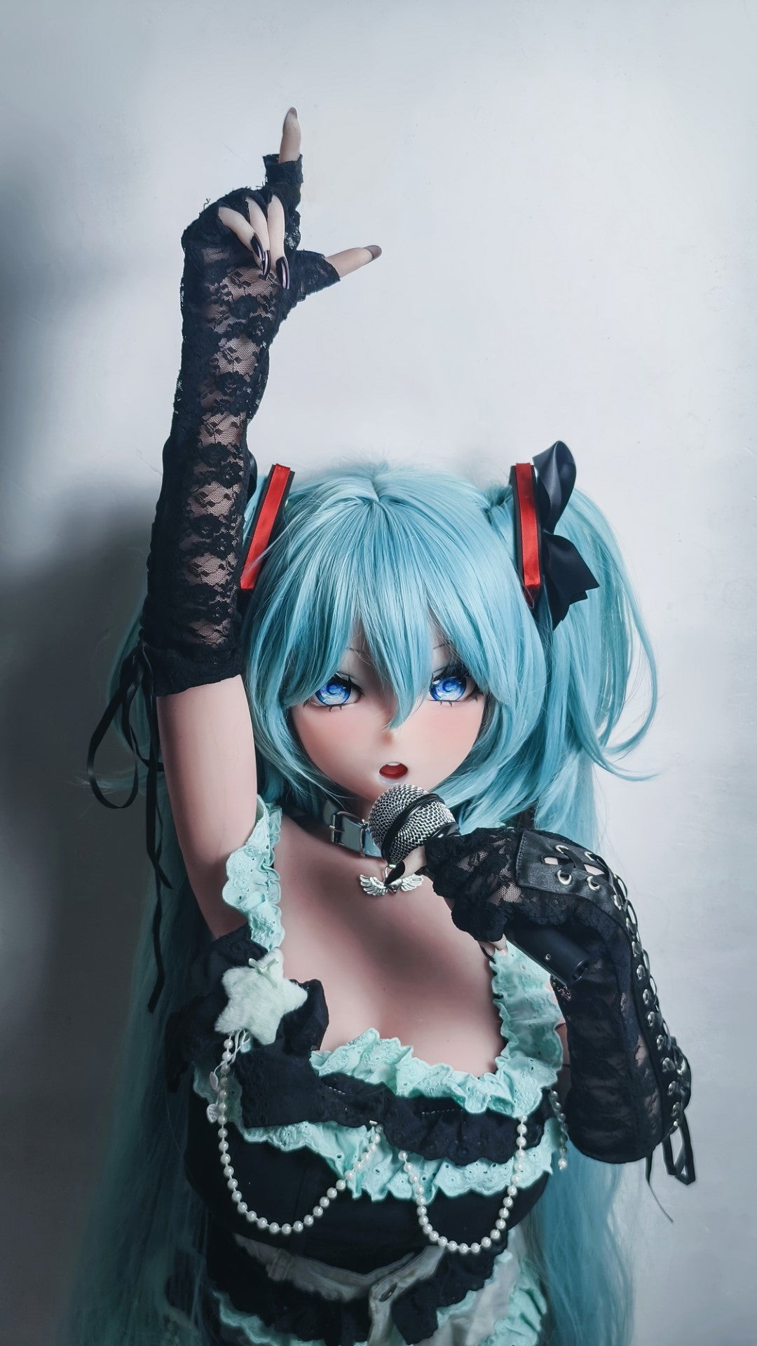 Hatsuna Miku seksa lelle (Elsa Babe 148cm RAD014 silikons)