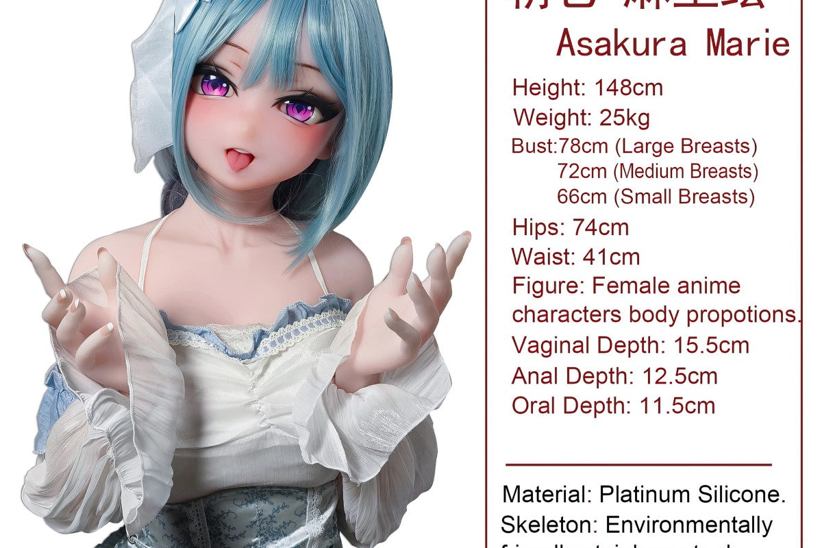 Seksa lelle Asakura Marie (Elsa Babe 165 cm RAHC018 silikons)