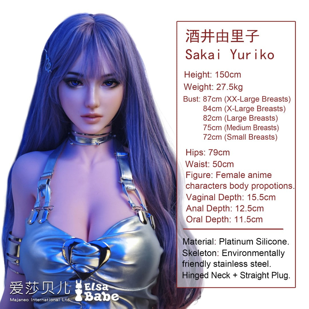 Sakai Yuriko seksa lelle (Elsa Babe 150 cm RHB031 silikons)