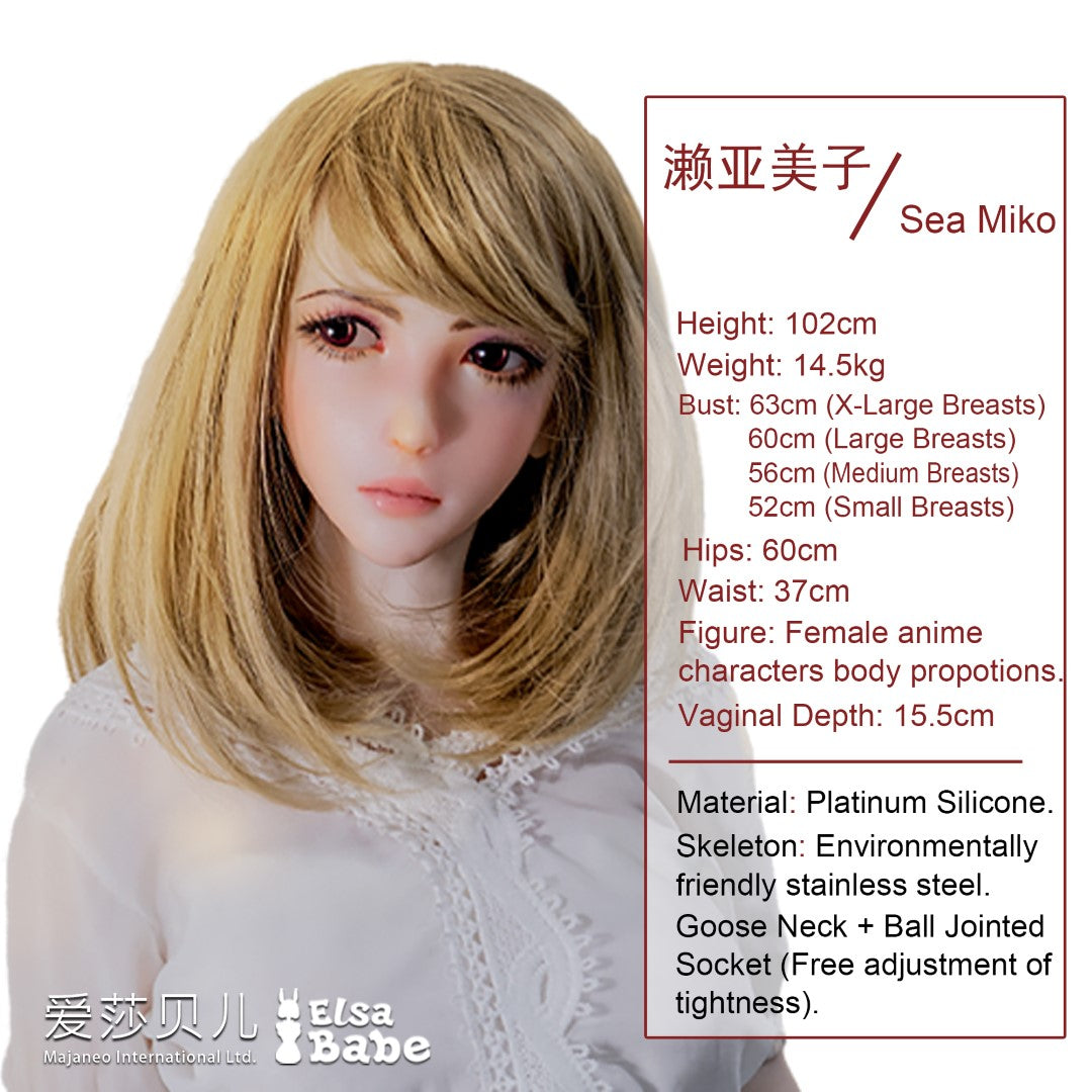 Jūras Miko seksa lelle (Elsa Babe 102cm HA001 silikons)