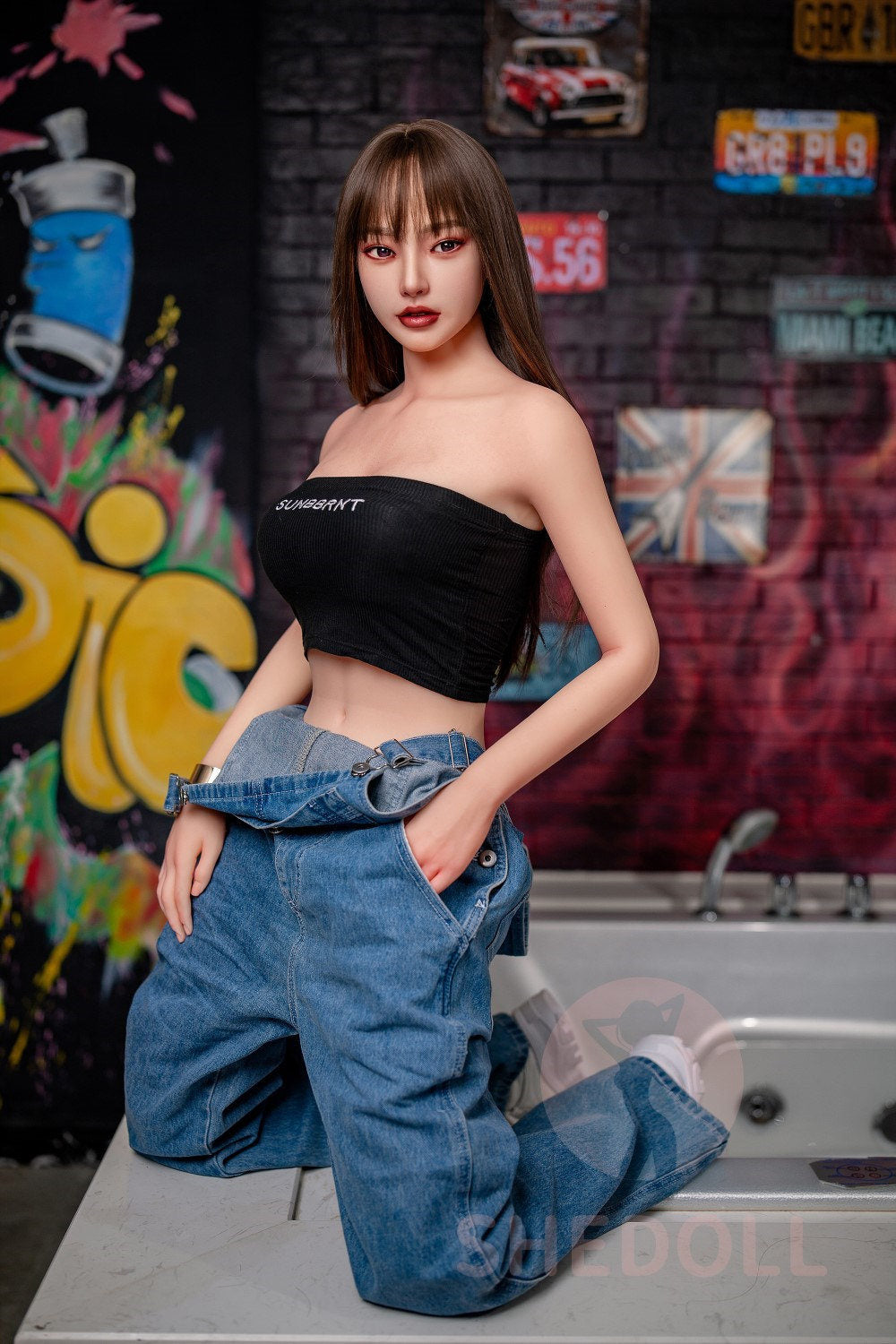 Berila seksa lelle (SHEDOLL 158 cm C-Cus #SH004 TPE+Silikona)