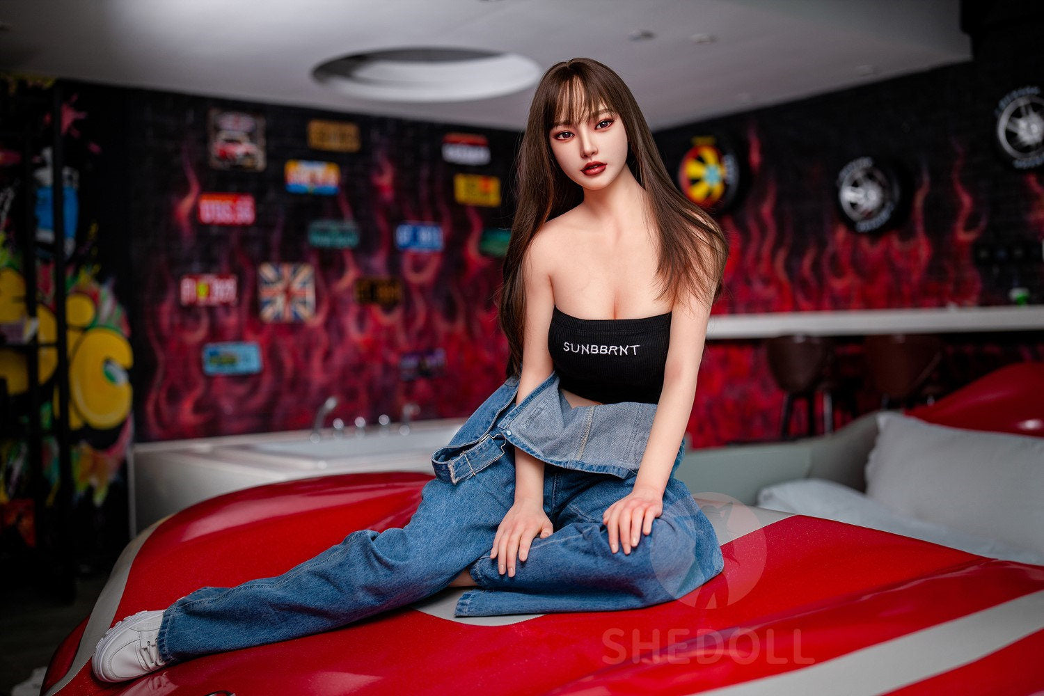 Berila seksa lelle (SHEDOLL 158 cm C-Cus #SH004 TPE+Silikona)