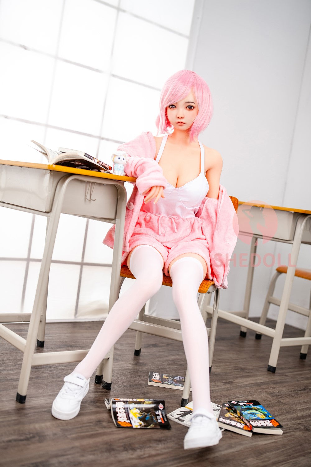 Sandija seksa lelle (SHEDOLL 148 cm D-Cus #SH013 TPE+Silikona)