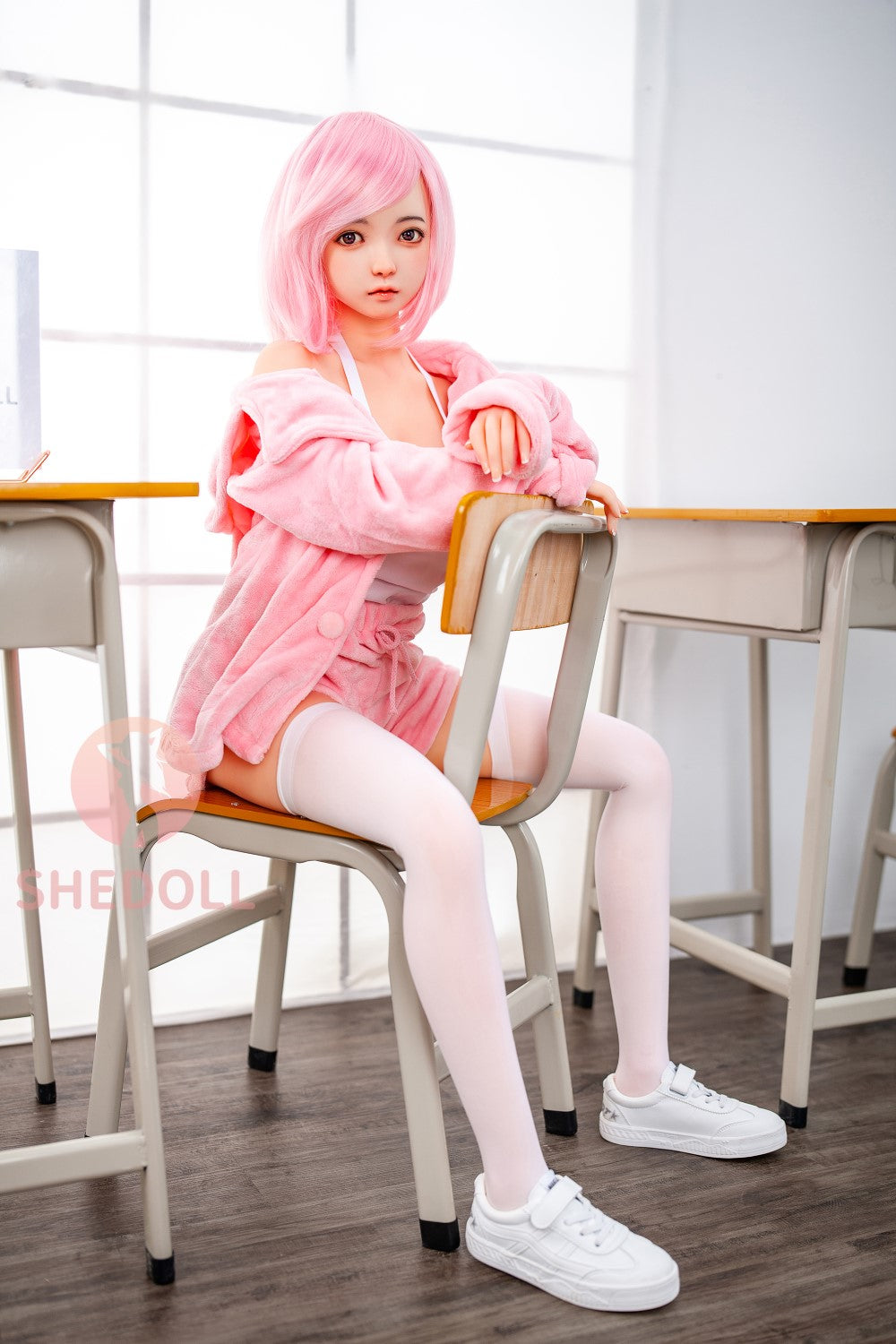 Sandija seksa lelle (SHEDOLL 148 cm D-Cus #SH013 TPE+Silikona)