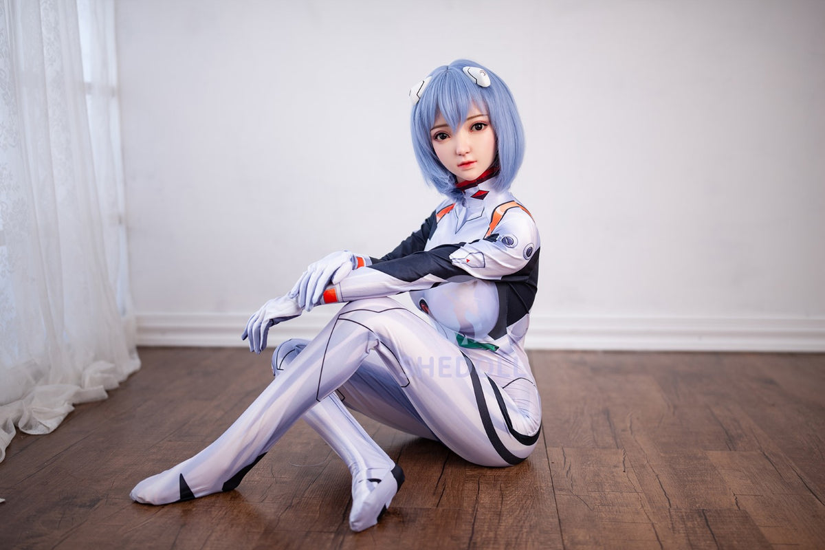 Seksa lelle Rei Ajanami (SHEDOLL 148 cm D-Cus #SH021 TPE+Silikona)