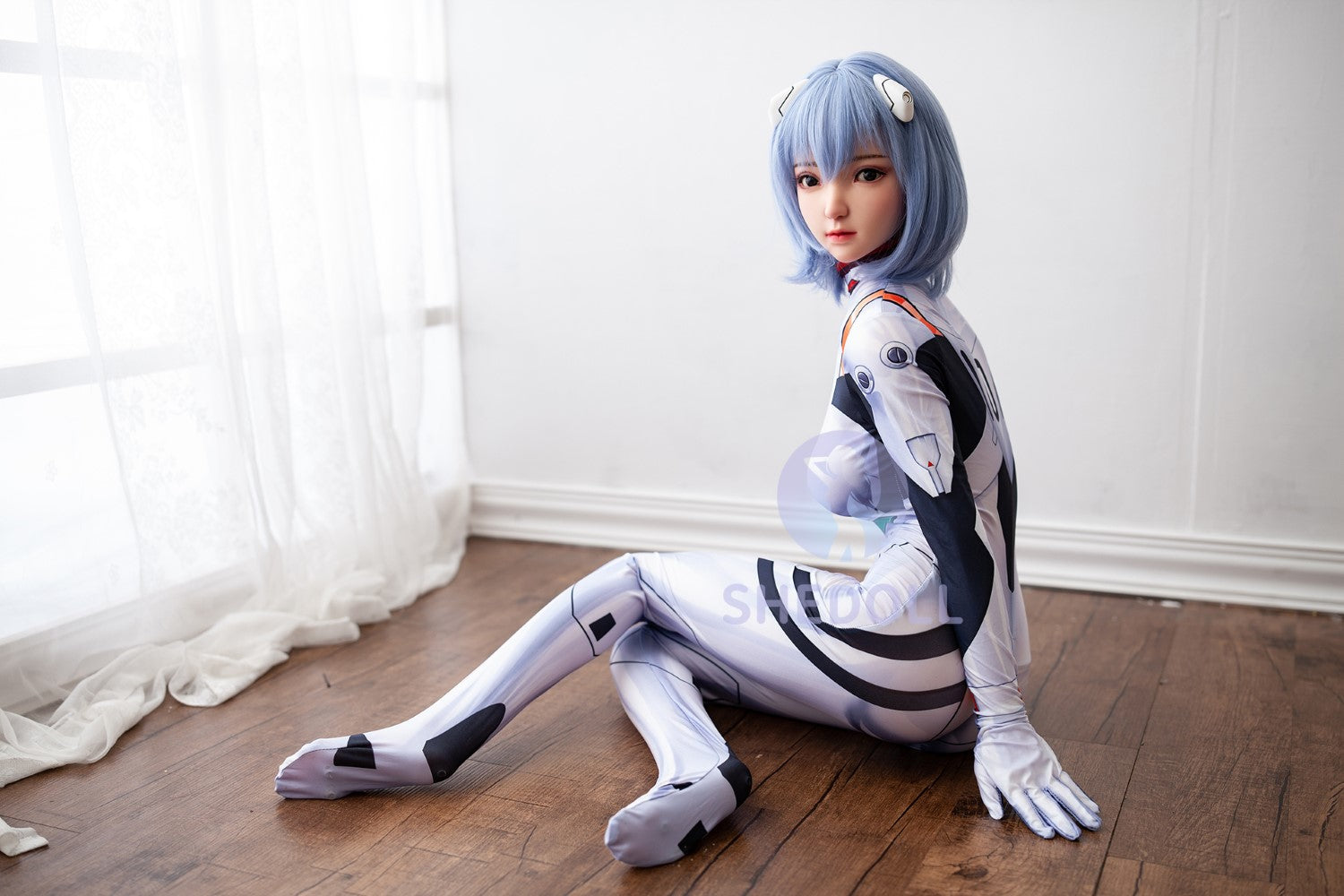 Seksa lelle Rei Ajanami (SHEDOLL 148 cm D-Cus #SH021 TPE+Silikona)