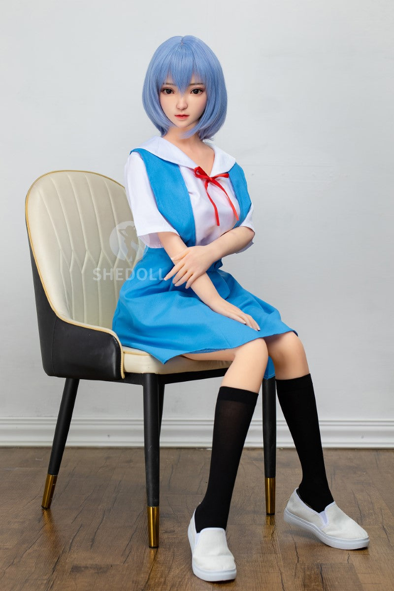 Seksa lelle Rei Ajanami (SHEDOLL 148 cm D-Cus #SH021 TPE+Silikona)