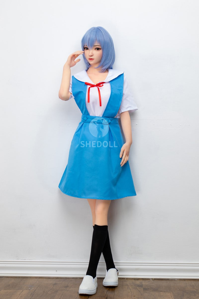 Seksa lelle Rei Ajanami (SHEDOLL 148 cm D-Cus #SH021 TPE+Silikona)