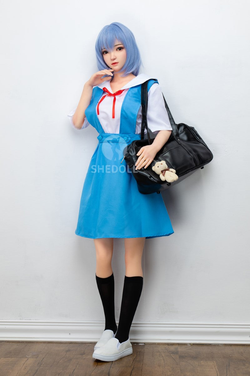 Seksa lelle Rei Ajanami (SHEDOLL 148 cm D-Cus #SH021 TPE+Silikona)