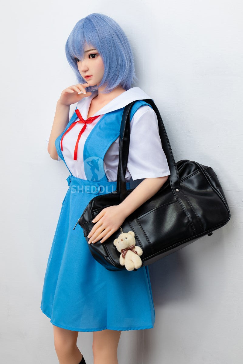 Seksa lelle Rei Ajanami (SHEDOLL 148 cm D-Cus #SH021 TPE+Silikona)